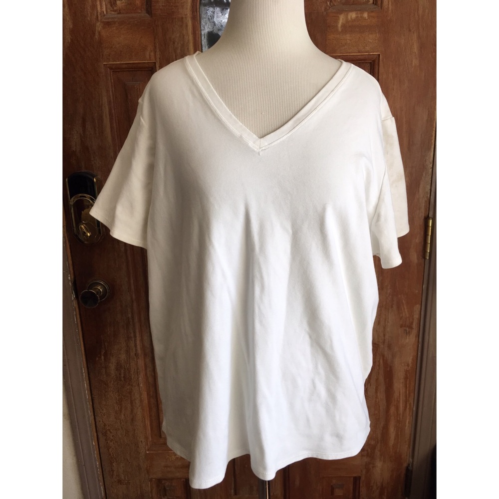 Venezia/Lane Bryant basic white tee